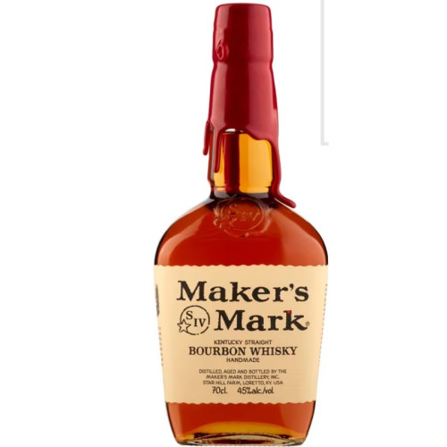 MAKERS MARK KENTUCKY STRAIGHT BOURBON WHISKEY BOTTLE 6x70CL