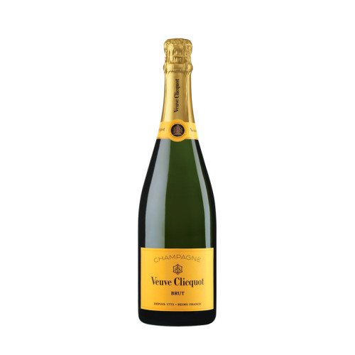 VEUVE CLICQUOT YELLOW LABEL ROSE WINES BOTTLE 1x75CL