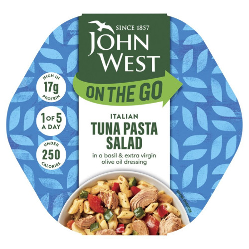 JOHN WEST ON THE GO ITALIANO TUNA PASTA SALAD 1x6x220G