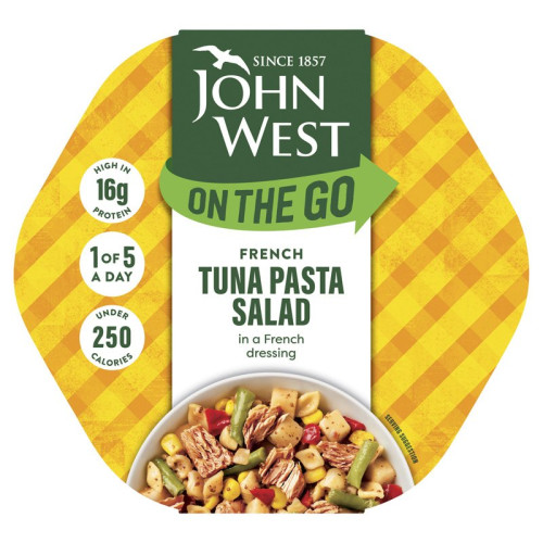 JOHN WEST ON THE GO MEXICAN TUNA BEAN SALAD 1x6x220G