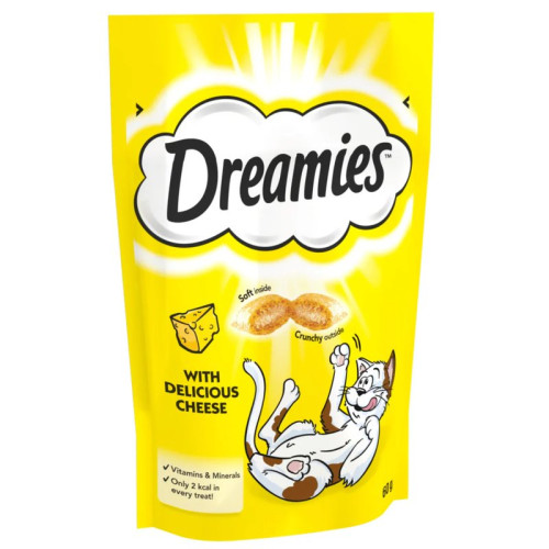 DREAMIES WITH DELICIOUS CHEESE CAT TREAT 1x8x60G