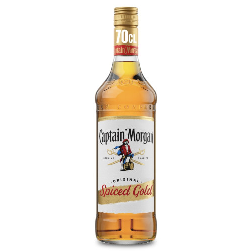 CAPTAIN MORGAN ORIGINAL SPICED RUM BOTTLE 1x70CL