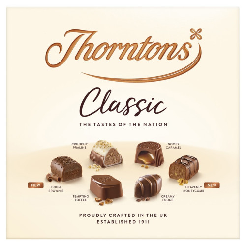 THORNTONS CLASSIC MILK CHOCOLATE 6x262G