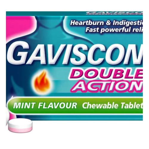 GAVISCON DOUBLE ACTION 1x12x12s