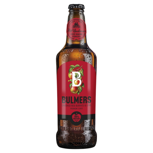 BULMERS RED BERRY LIME CIDER BOTTLE 1x12x500ML