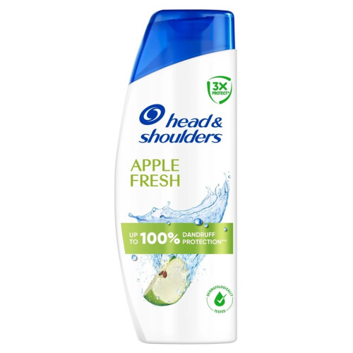 HEAD & SHOULDERS APPLE FRESH SHAMPOO 1x6x250ML PMP &Acirc;&pound;2.99