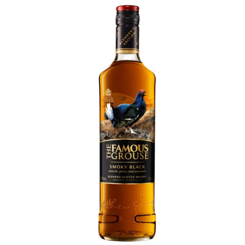 THE FAMOUS GROUSE BLENDED SMOKED BLACK SCOTCH WHISKY BOTTLE 6x70CL