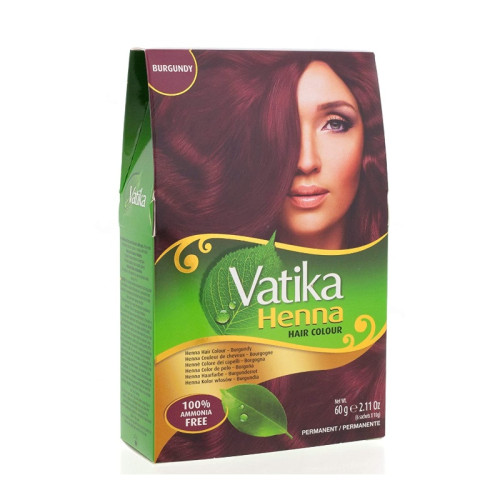 VATIKA NATURAL BROWN HAIR COLOUR 4x6x60G