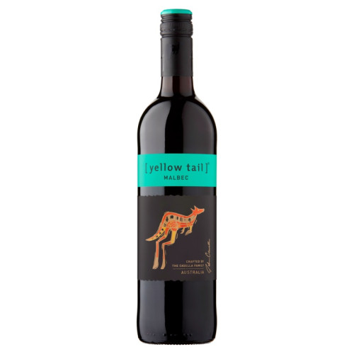 YELLOW TAIL MALBEC RED WINE BOTTLE 6x75CL