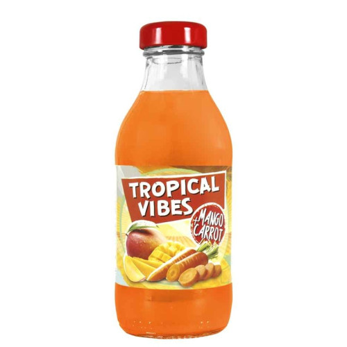 TROPICAL VIBES MANGO CARROT BOTTLE 1x15x330ML