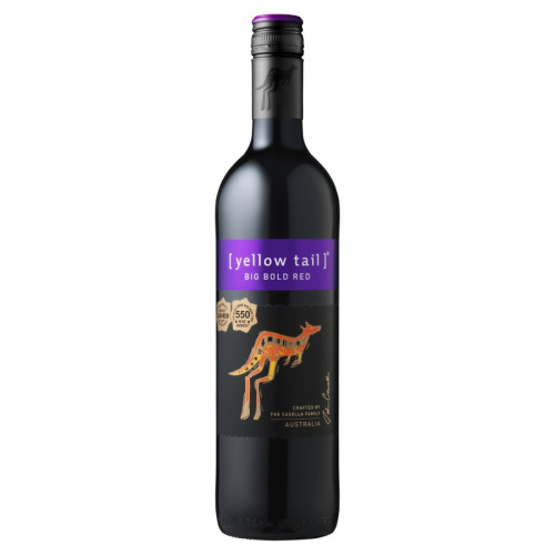 YELLOW TAIL BIG BOLD RED WINE BOTTLE 1x75CL