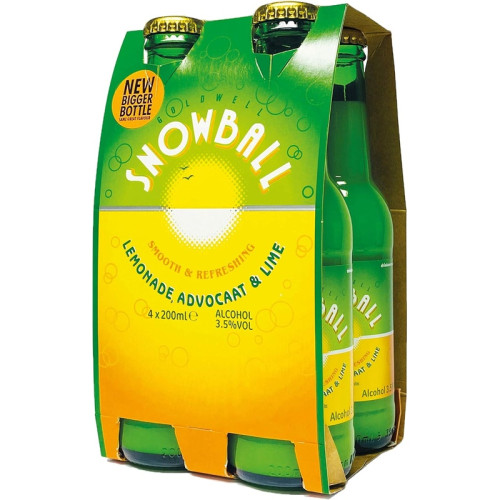 SNOWBALL 3.5% VOLUME WHITE WINE BOTTLE 1x24x200ML