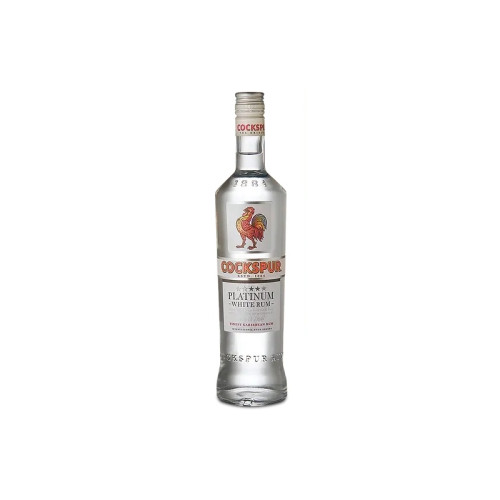 COCKSPUR PLATINUM WHITE RUM BOTTLE 6x70CL