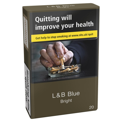 LAMBERT & BUTLER BRIGHT BLUE KING SIZE 1x10x20s