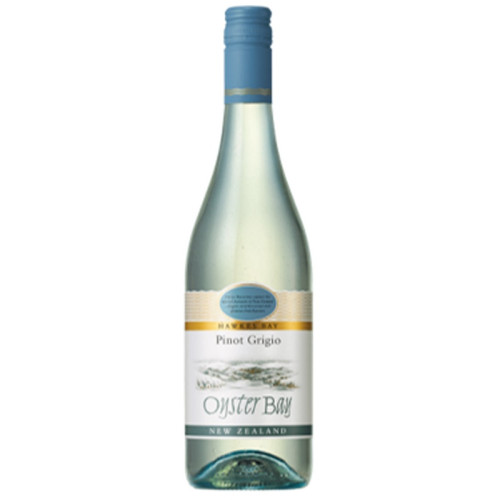 OYSTER BAY PINOT GRIGIO WHITE WINE BOTTLE 6x75CL