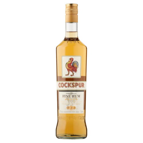 COCKSPUR FINE ORIGINAL GOLD DARK RUM BOTTLE 6x70CL