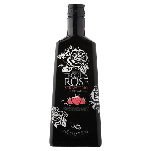 TEQUILA ROSE CREAM STRAWBERRY LIQUEUR BOTTLE 1x70CL