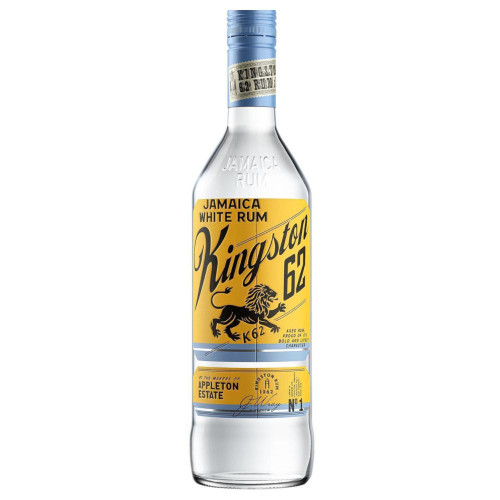 KINGSTON 62 WHITE RUM BOTTLE 6x70CL