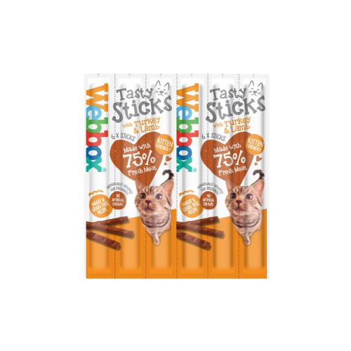 WEBBOX TURKEY LAMB CAT FOOD 1x12x6s