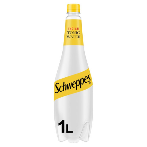 SCHWEPPES TONIC WATER BOTTLE 1x6x1L