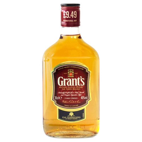 GRANTS WHISKY BOTTLE 6x35CL PMP &Acirc;&pound;10.89