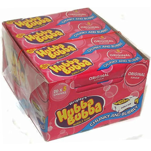 HUBBA BUBBA OUTRAGEOUS CHEWING GUM 1x20x5PC