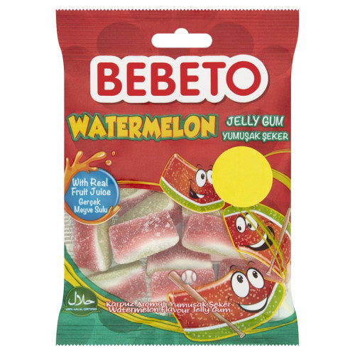 BEBETO WATERMELON JELLY GUM SWEETS 1x20x70G PMP &Acirc;&pound;0.5