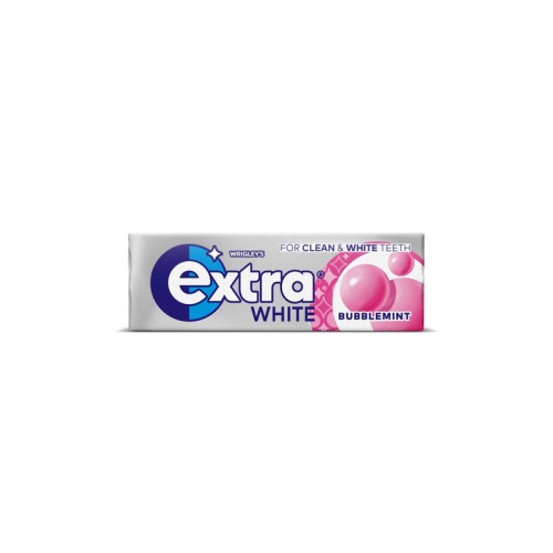 EXTRA WHITE BUBBLEMINT CHEWING GUM 1x30x10PC
