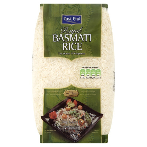 EAST END BASMATI ROYAL RICE B PACK 1x4x2KG