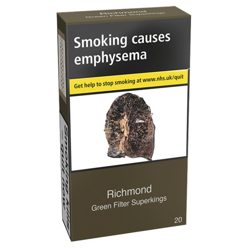 RICHMOND FILTER GREEN SUPER KINGS 1x10x20s