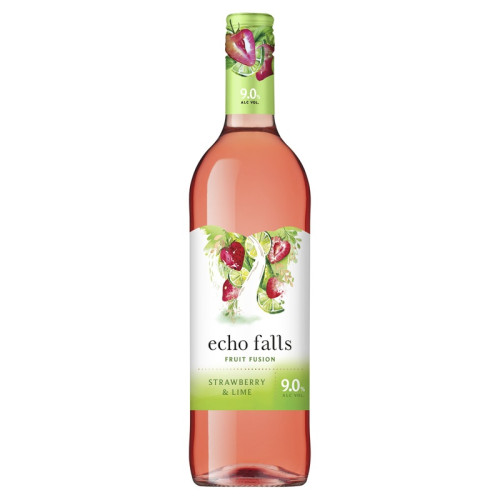 ECHO FALLS FRUIT FUSION SUMMER BERRY FRUIT WINE BOTTLE 6x75CL
