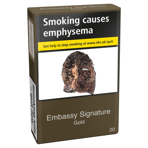 EMBASSY SIGNATURE GOLD KING SIZE 1x10x20s