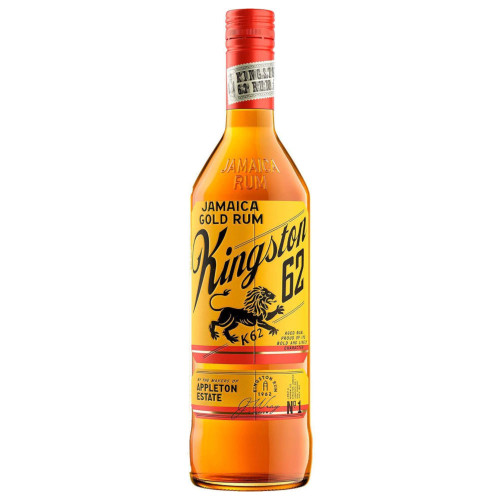 KINGSTON 62 GOLD DARK RUM BOTTLE 6x70CL