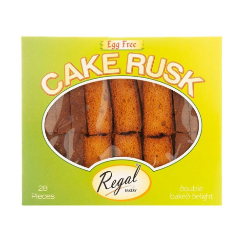 REGAL EGG FREE CAKE RUSK 1x28s