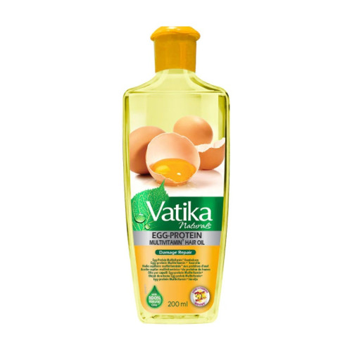 VATIKA NATURALS EGG PROTEIN MULTIVITAMIN HAIR OIL 1x6x200ML
