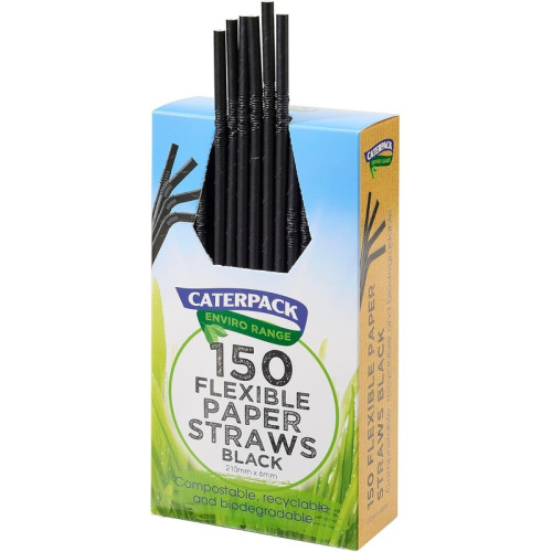 CATERERS KITCHEN ENVIRO FLEXI STRAW 1x150s