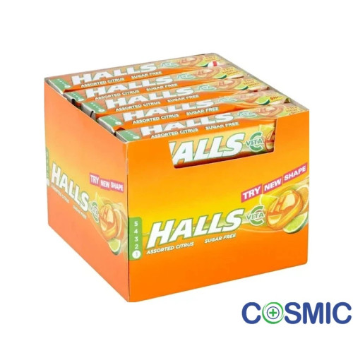 HALLS MENTHOL CITRUS SOOTHERS 1x20x32G