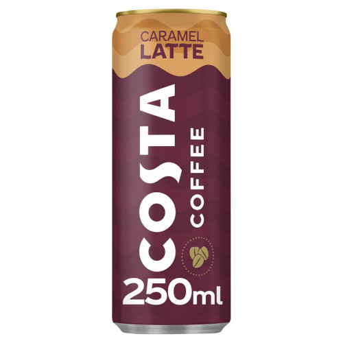 COSTA COFFEE CARAMEL LATTE ICED COFFEE 1x12x250ML
