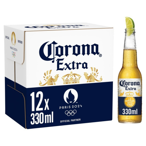CORONA EXTRA LAGER BOTTLE 1x12x330ML
