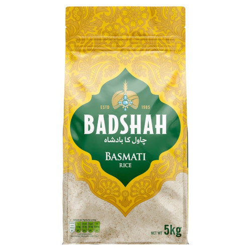 BADSHAH BASMATI RICE 1x5KG