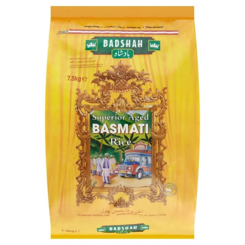 BADSHAH BASMATI RICE 1x6x2KG