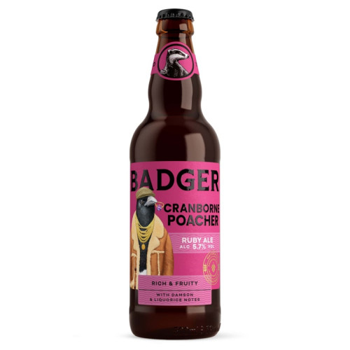 BADGER POACHER CRANBORNE ALE BOTTLE 1x8x500ML