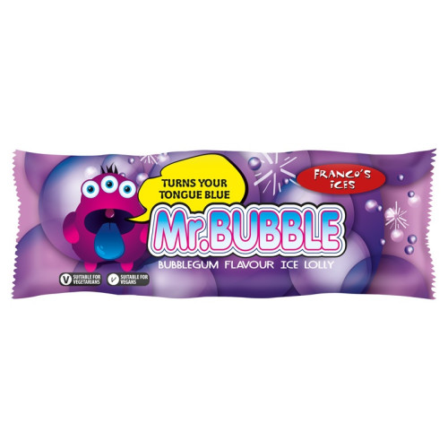 FRANCOS ICE MR. BUBBLE ICE LOLLIES 1x30x70ML