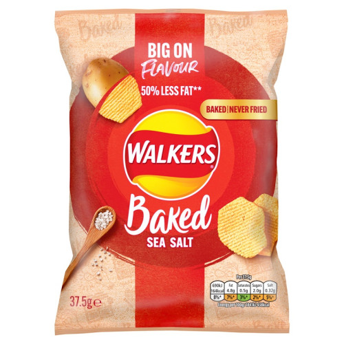 WALKERS BAKED SALTED CRISPS 1x32x37.5G