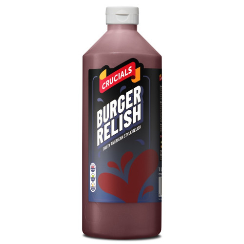 CRUCIALS BURGER RELISH SAUCE 1x1L
