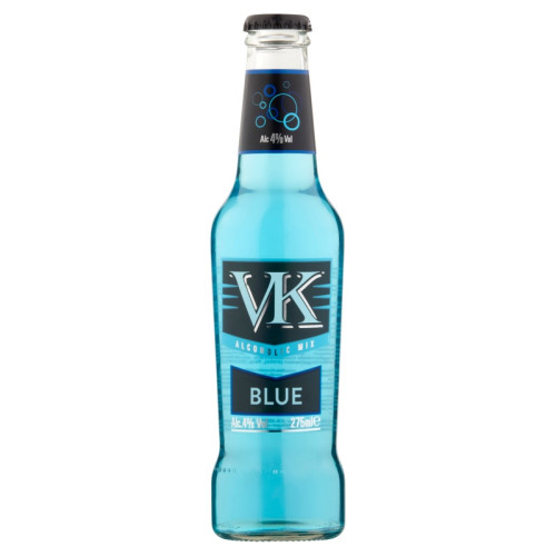VK BLUE READY TO DRINK 4 PACK BOTTLE 1x6x275ML PMP &Acirc;&pound;4.49