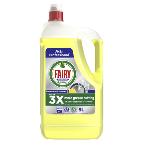 FAIRY LEMON WASHING UP LIQUID 2x5L