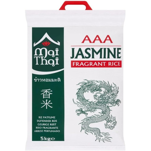 MAI THAI AAA JASMINE FRAGRANT RICE 1x5KG