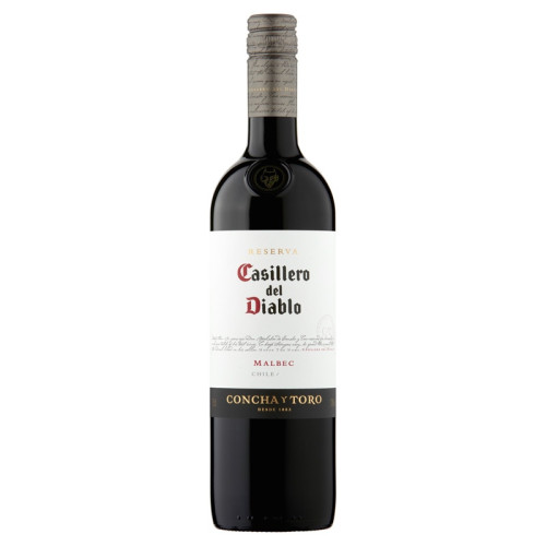 CASILLERO DEL DIABLO MALBEC RED WINE BOTTLE 6x75CL
