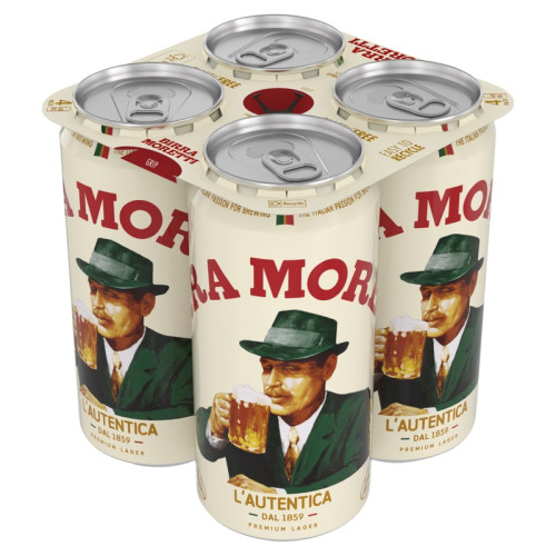 BIRRA MORRETTI LAGER 4 PACK CANS 1x6x440ML